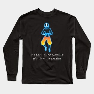 Aang Quotes 04 Long Sleeve T-Shirt